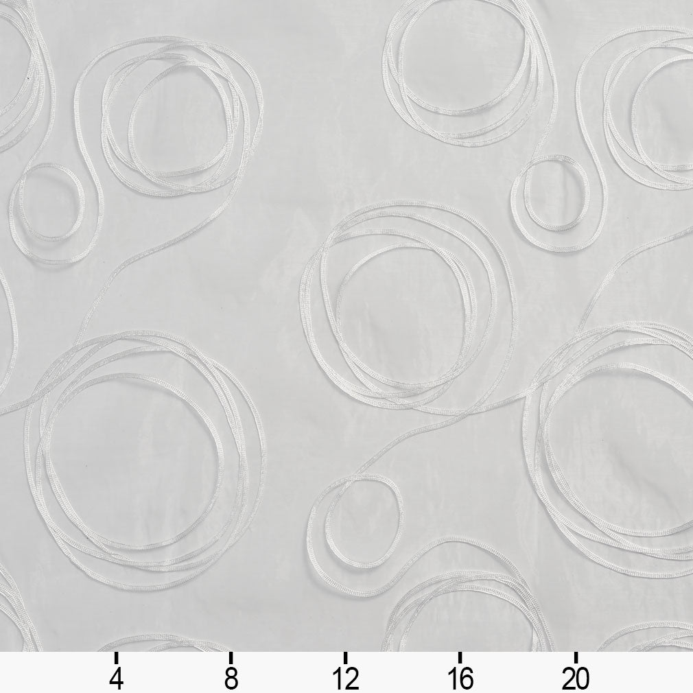 SH78 Abstract & Geometric Pearl White & Ivory Charlotte Fabrics