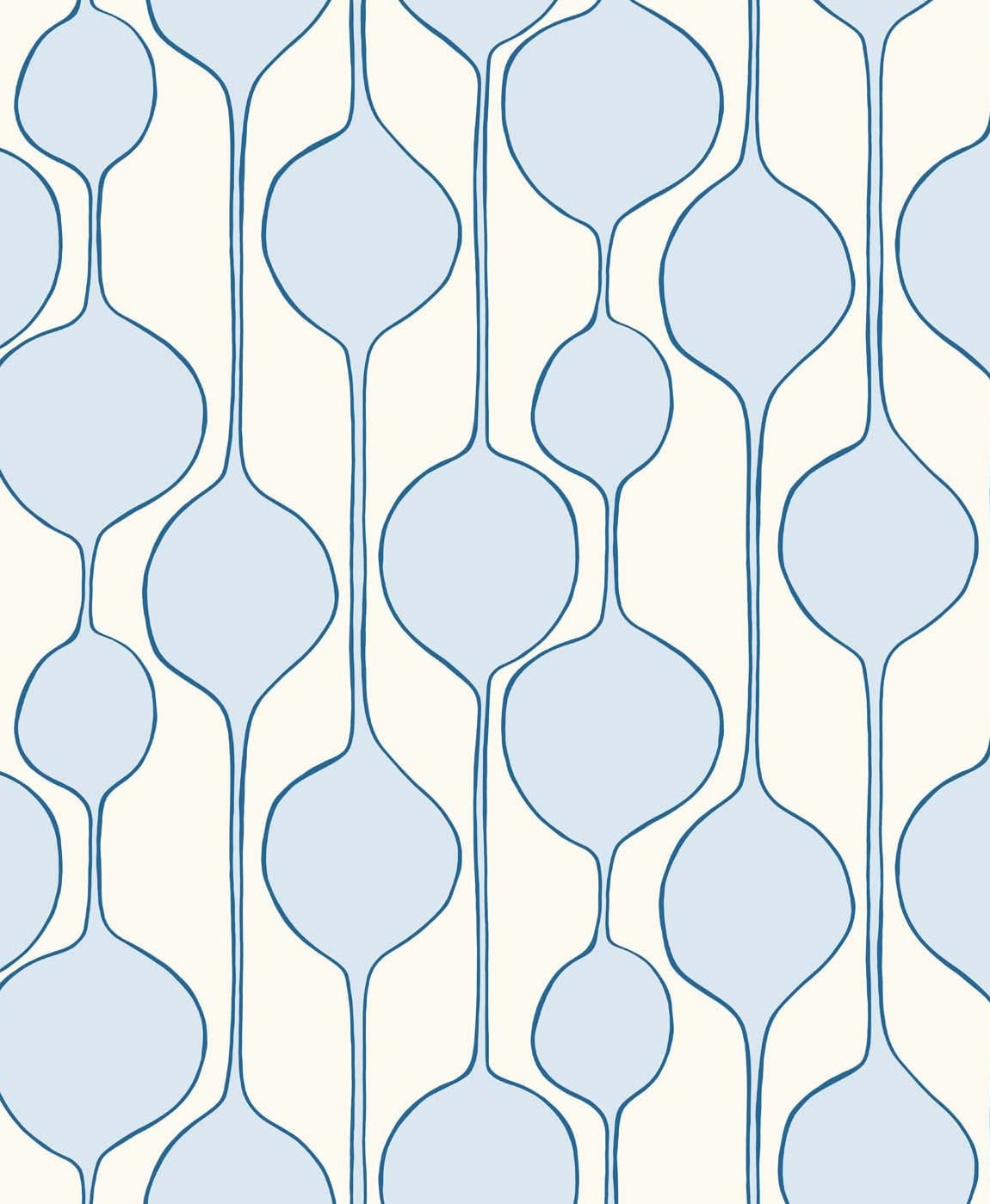 SL80102 Seabrook Designs The Simple Life Wallpaper Minimalist Geometric Baby Blue