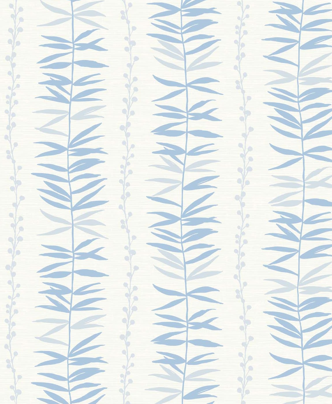 SL80502 Seabrook Designs The Simple Life Wallpaper Summer Garland Sky Blue