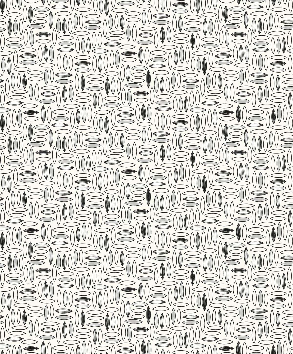 SL80600 Seabrook Designs The Simple Life Wallpaper Pip Geo Salt And Pepper