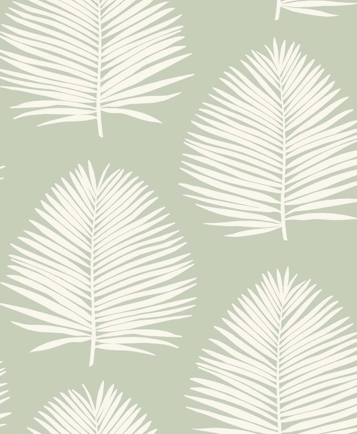 SL80704 Seabrook Designs The Simple Life Wallpaper Island Palm Celadon