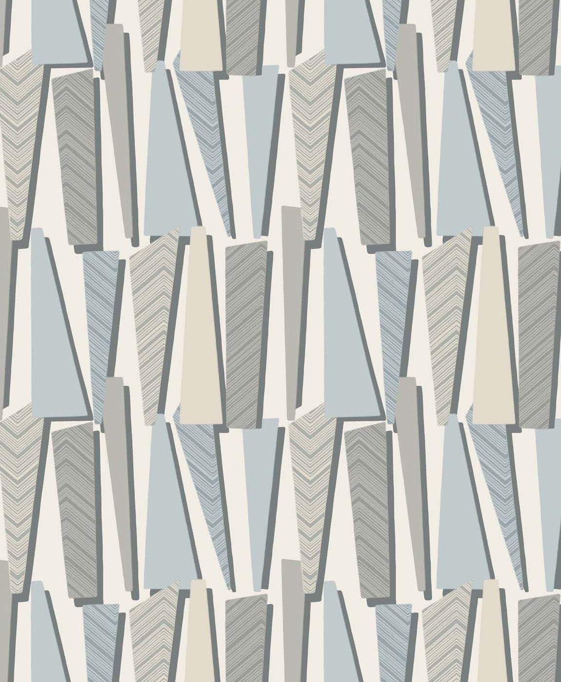 SL80808 Seabrook Designs The Simple Life Wallpaper Geometric Shadows Aquamarine