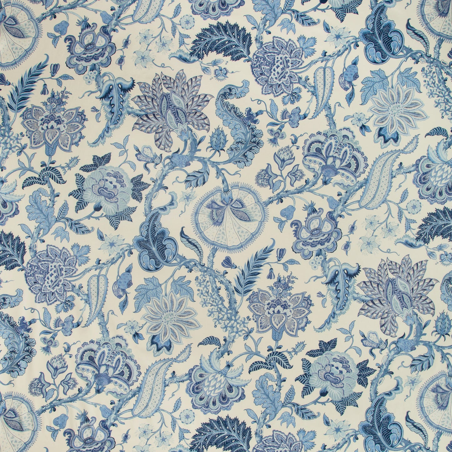 8019128-50 SARANDA PRINT BLUE BRUNSCHWIG & FILS
