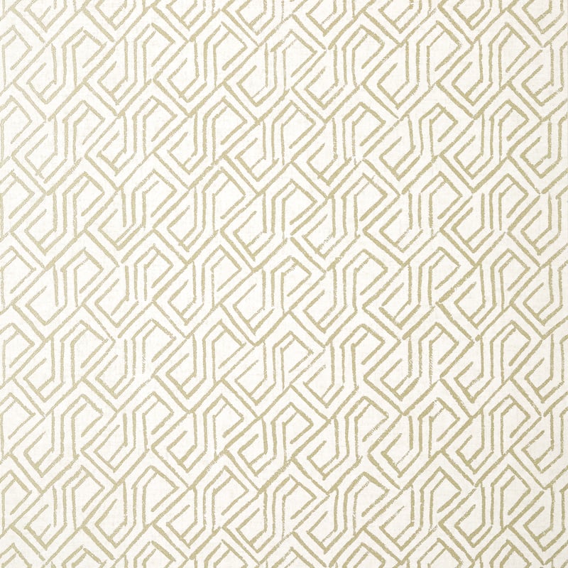 T12839 Thibaut Metallic Gold on Cream Wallpaper