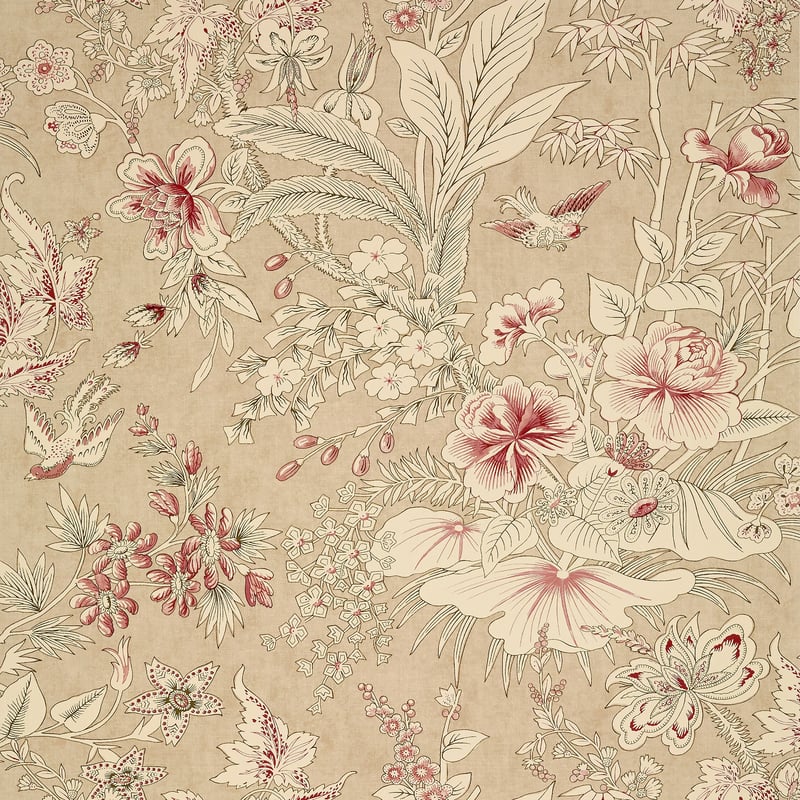 T13601 Thibaut Beige Wallpaper