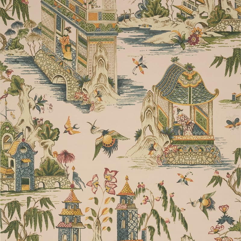 T13616 Thibaut Blush Wallpaper