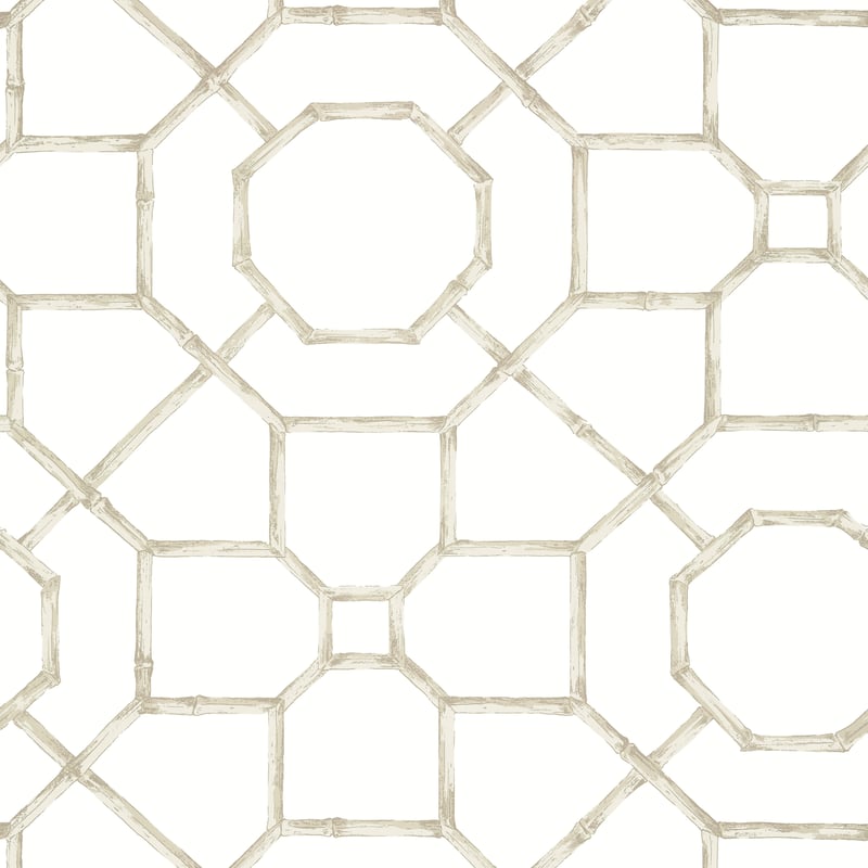 T13675 Thibaut Flax Wallpaper