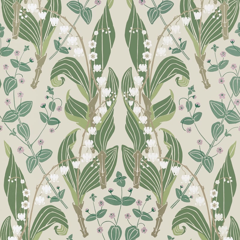T14619 Thibaut Sage and Green Wallpaper