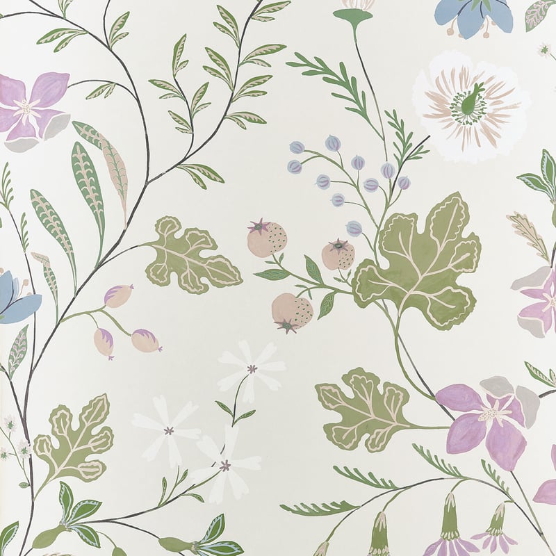 T14623 Thibaut Lilac Wallpaper