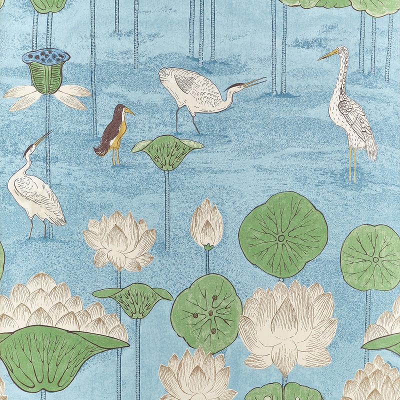 T14637 Thibaut Sky Blue Wallpaper