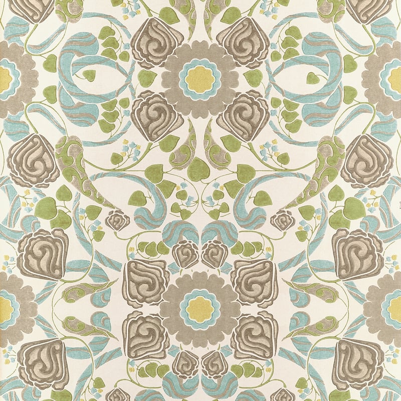 T14648 Thibaut Beige and Yellow Wallpaper