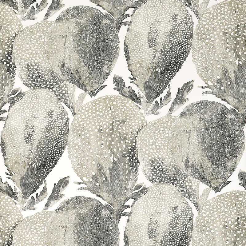 T15826 Thibaut Black and White Wallpaper