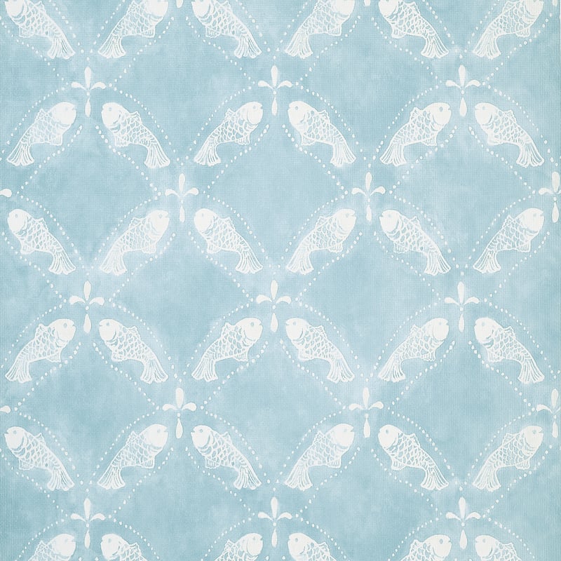 T15835 Thibaut Light Blue Wallpaper