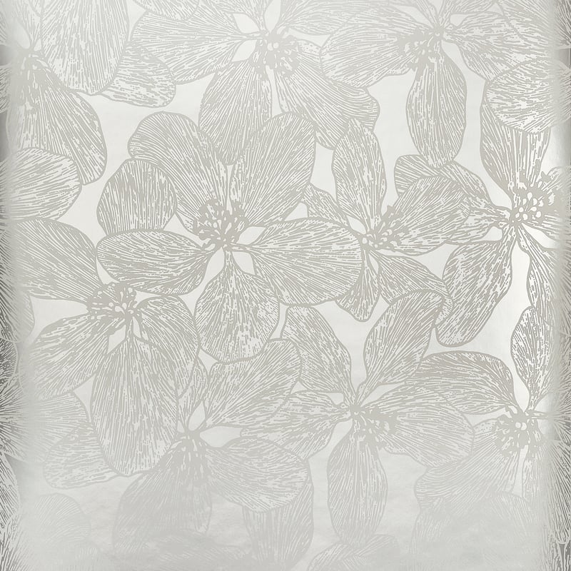 T15850 Thibaut Metallic Silver Wallpaper