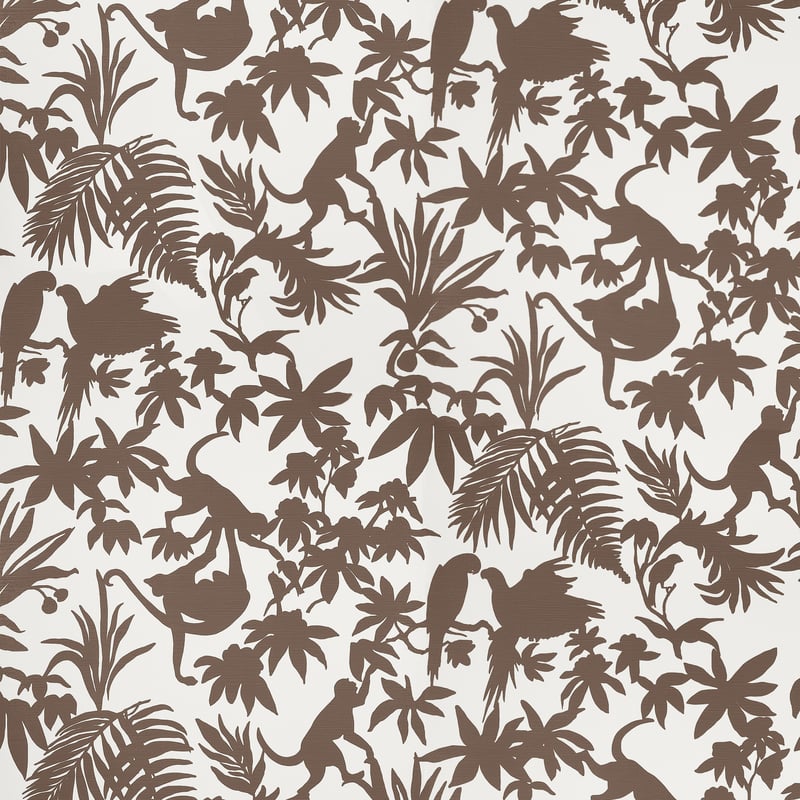T15860 Thibaut Brown Wallpaper