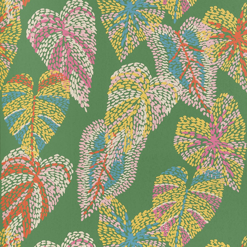 T15866 Thibaut Green Wallpaper