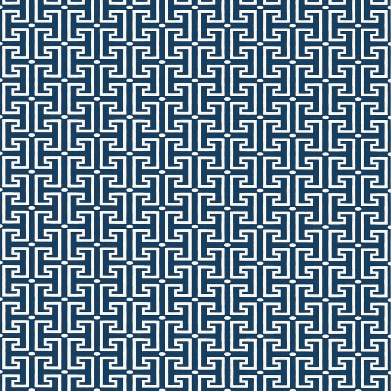 T20866 Thibaut Navy and White Wallpaper