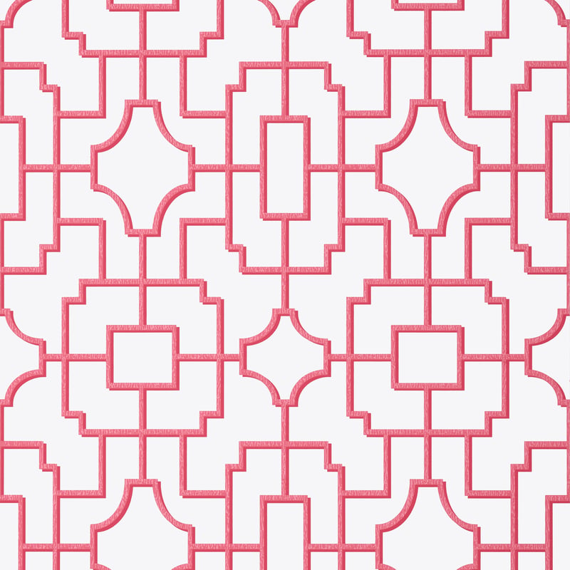 T20872 Thibaut Pink Wallpaper