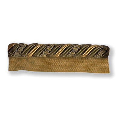 T30212-30 RIBBON FLANGED CORD OLIVE KRAVET COUTURE TRIM