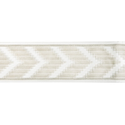 T30828-1601 CHEVRON VELVET TAPE BLANC KRAVET COUTURE TRIM