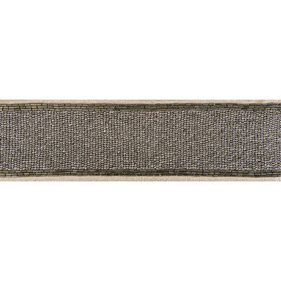 T30836-821 LUXE BEAD TAPE GRAPHITE KRAVET COUTURE TRIM