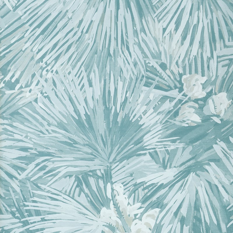 T34099 Thibaut Spa Blue Wallpaper