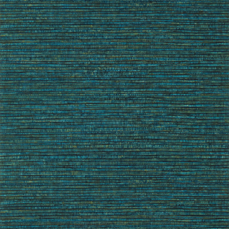 T355 Thibaut Turquoise and Brown Wallpaper