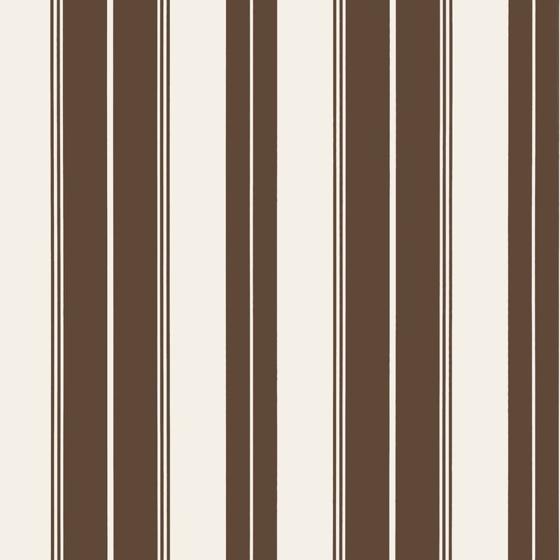 T44049 Thibaut Chocolate Brown Wallpaper