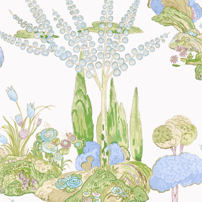 T45027 Thibaut Lavender Wallpaper