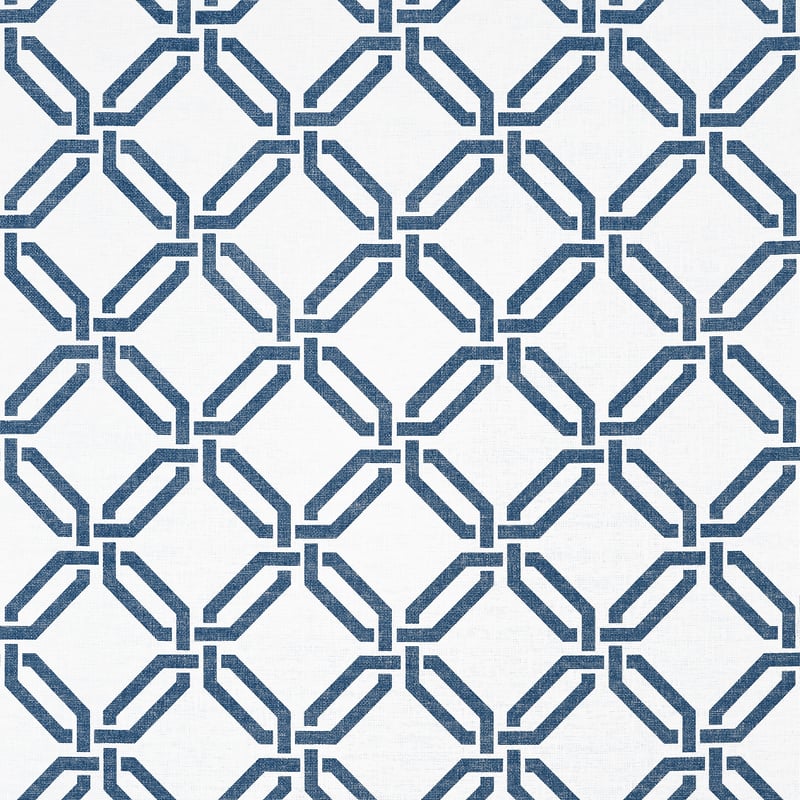 T45052 Thibaut Navy Wallpaper