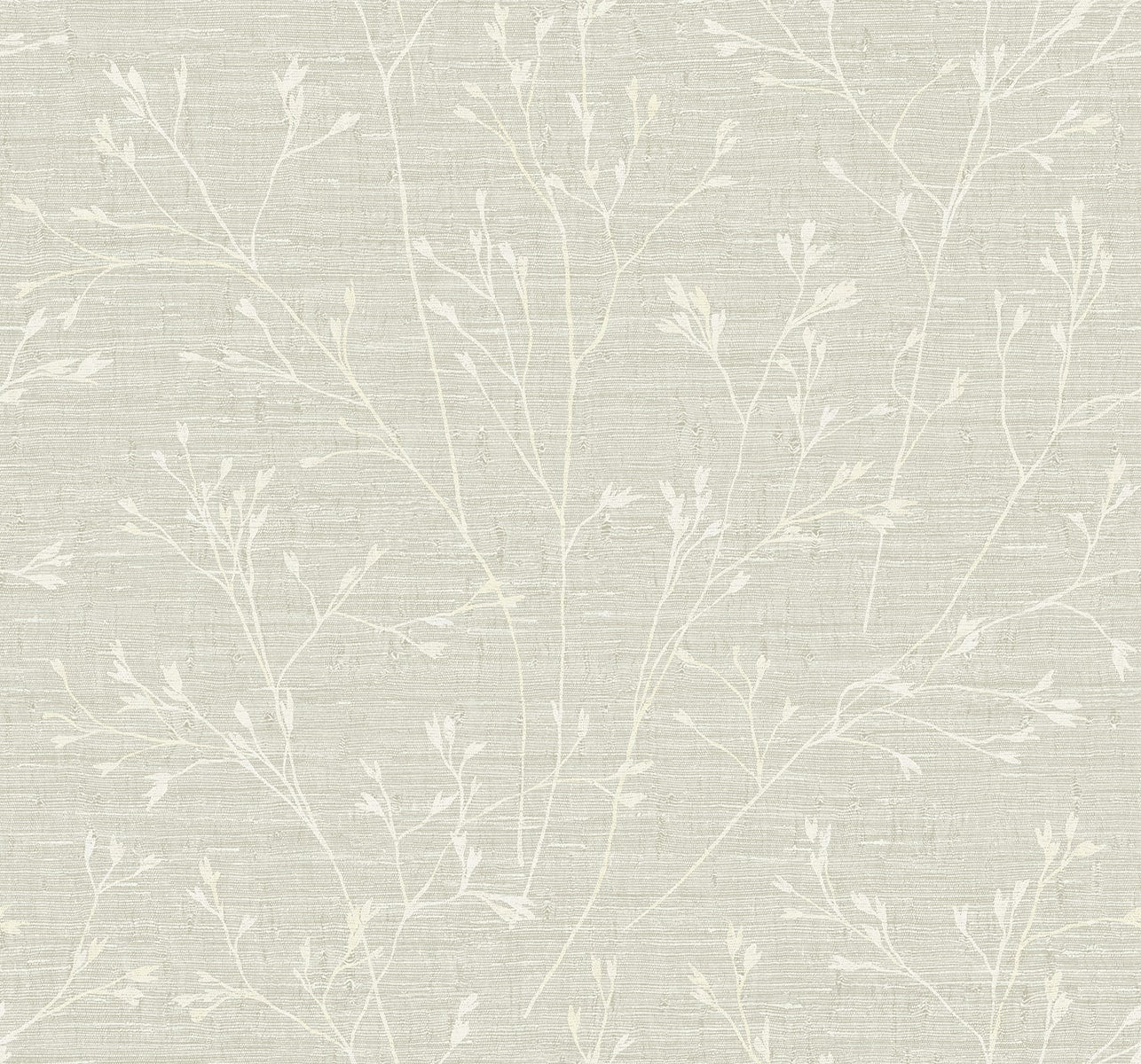 TH90300 Seabrook Designs Fibers and Threads Wallpaper Withington Branch Lace
