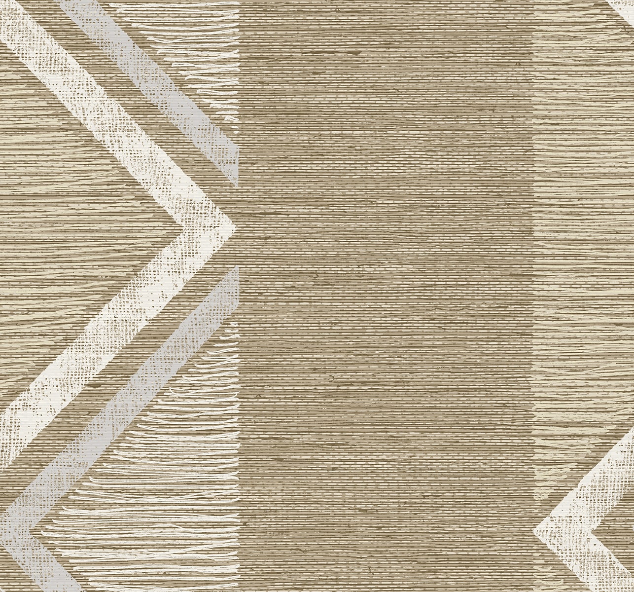 TH91507 Seabrook Designs Fibers and Threads Wallpaper Beswick Chevron Northern Cliff