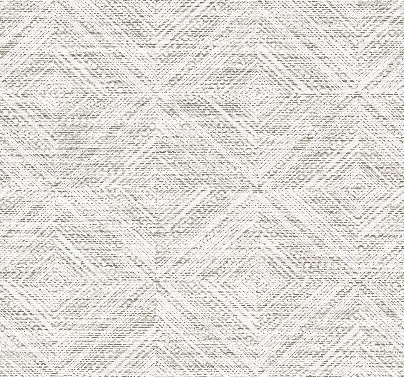 TH91600 Seabrook Designs Fibers and Threads Wallpaper Leigh Diamond Fog