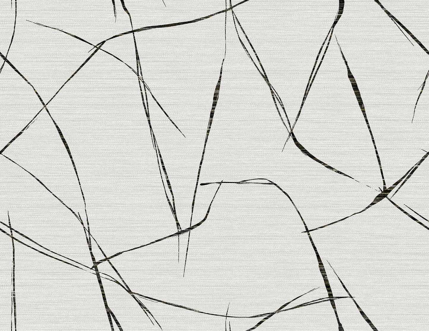 TH91900 Seabrook Designs Fibers and Threads Wallpaper Davenport Sketch Black Ice