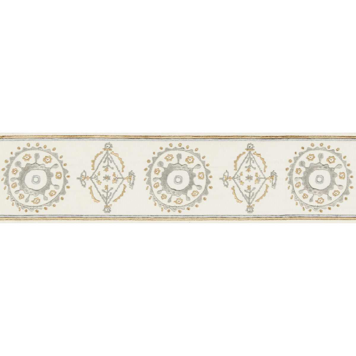 TL10175-116 BELLES TAPE GREY/BEIGE LEE JOFA TRIM