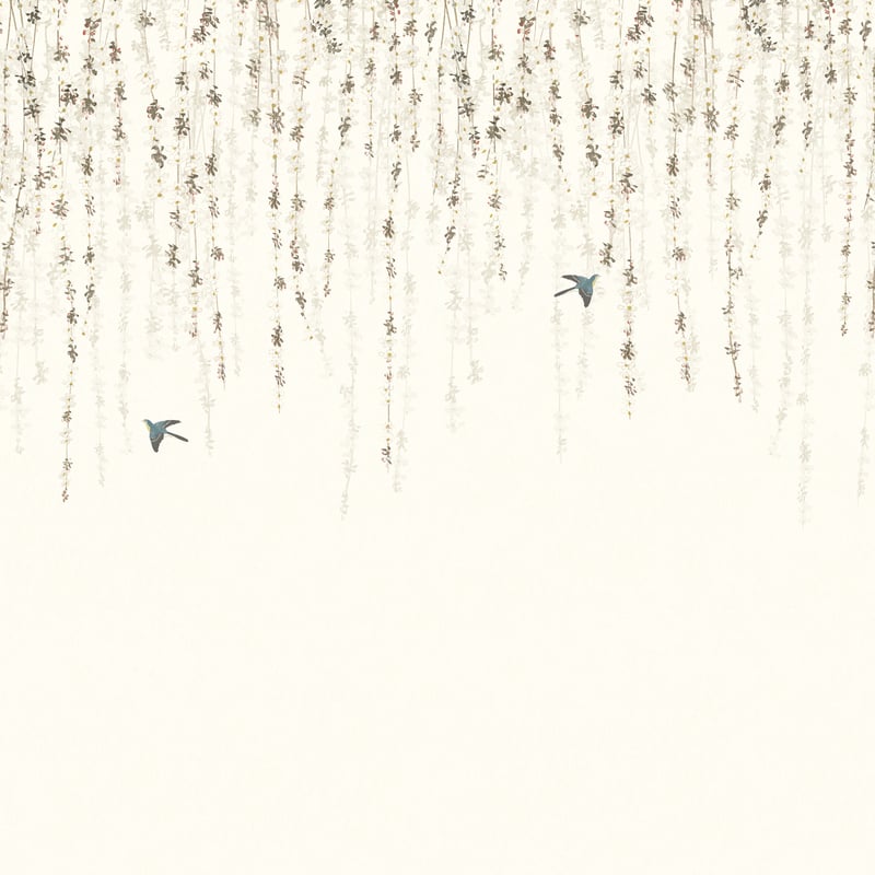 TM24451 Thibaut White Wallpaper