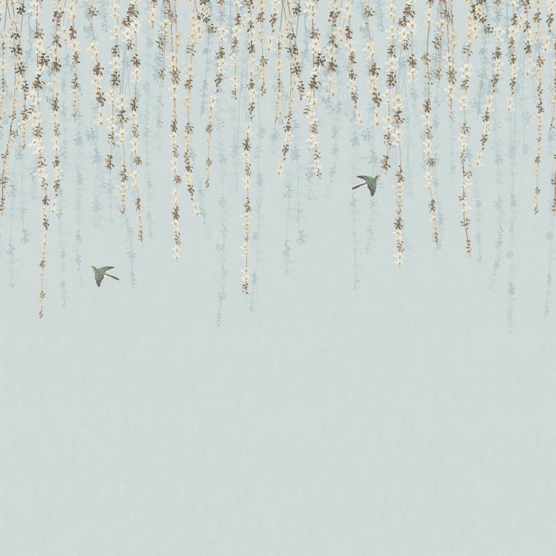 TM24453 Thibaut Blue Wallpaper
