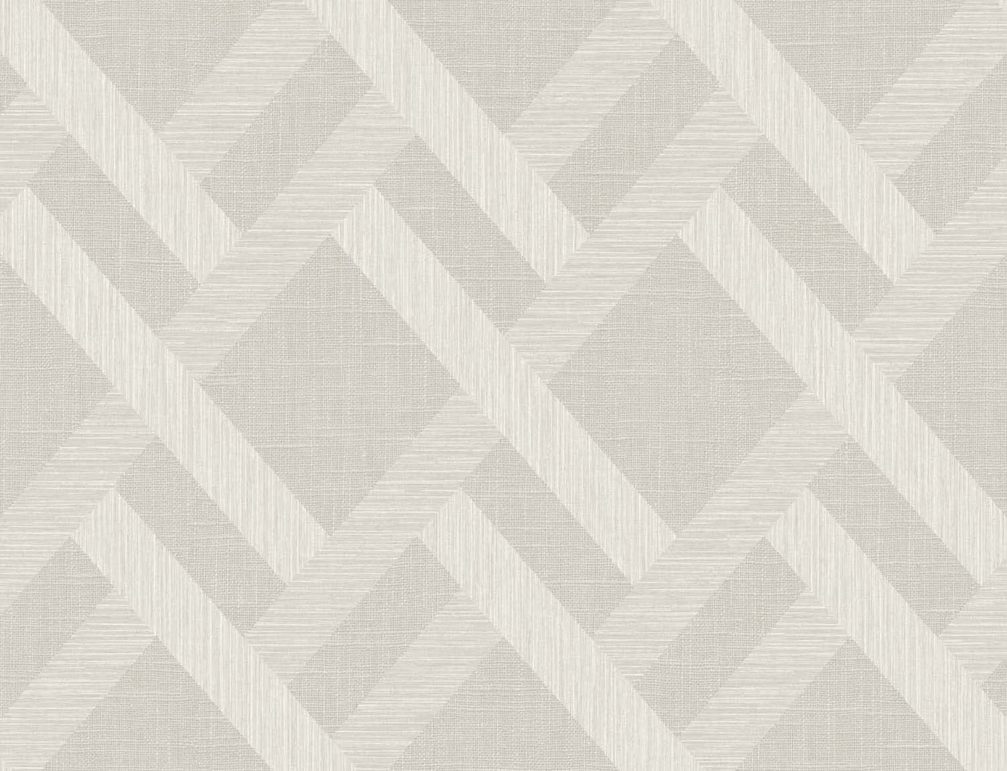 TS80805 Seabrook Designs Even More Textures Wallpaper Linen Trellis Morning Fog