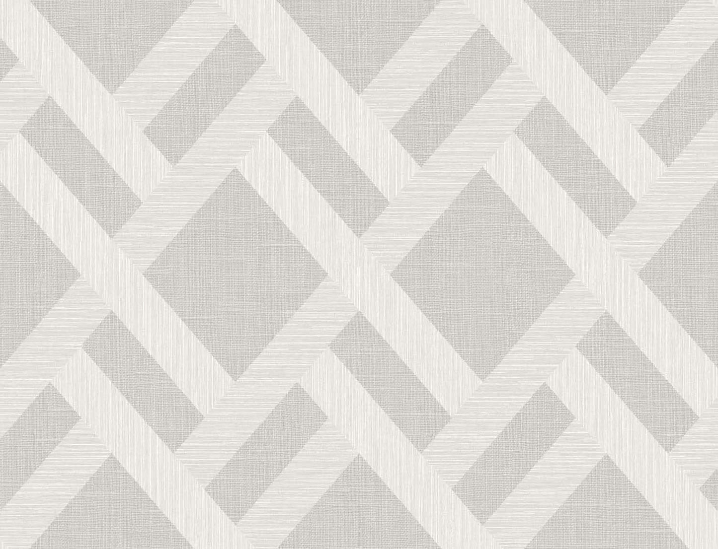TS80808 Seabrook Designs Even More Textures Wallpaper Linen Trellis Pavestone
