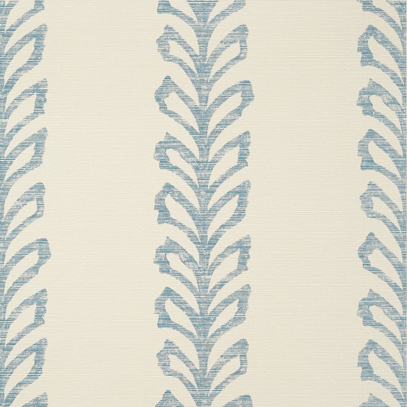 TWW10900 Thibaut Blue and Off White Wallpaper