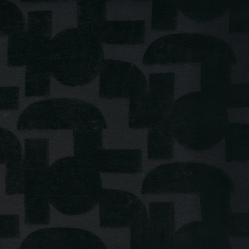U98057 Coraggio Nero Fabric