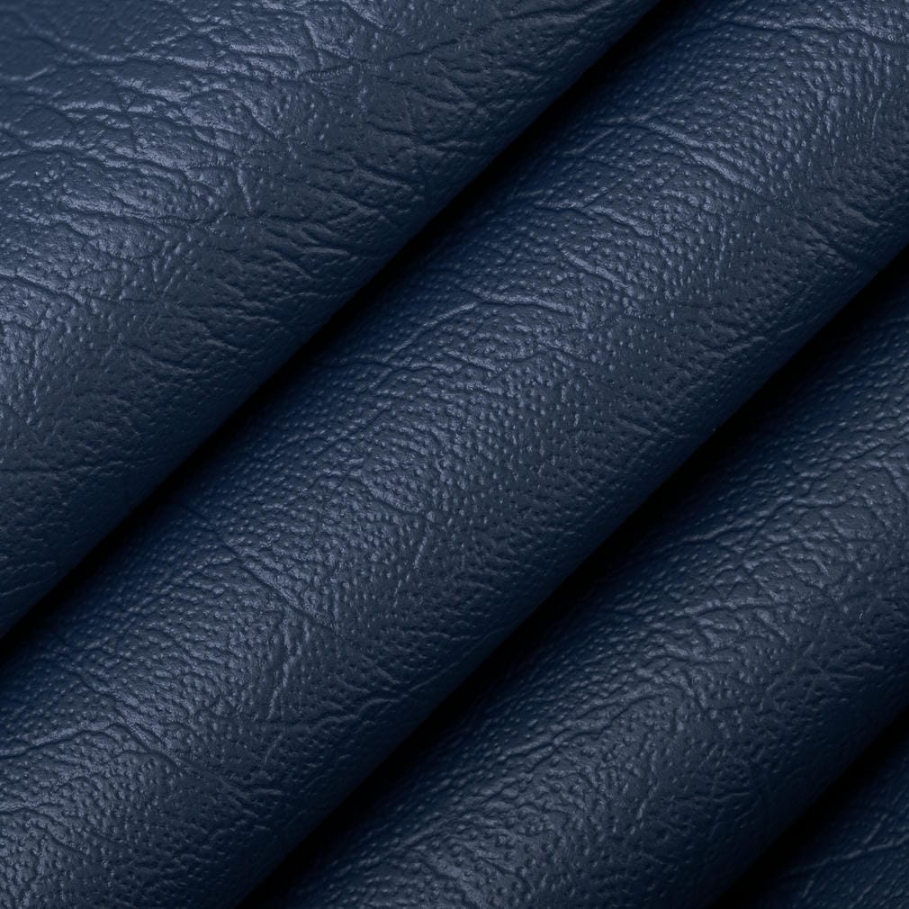 V1011 Leather Grain,Plain & Solid Indigo Blue Charlotte Fabrics Vinyl