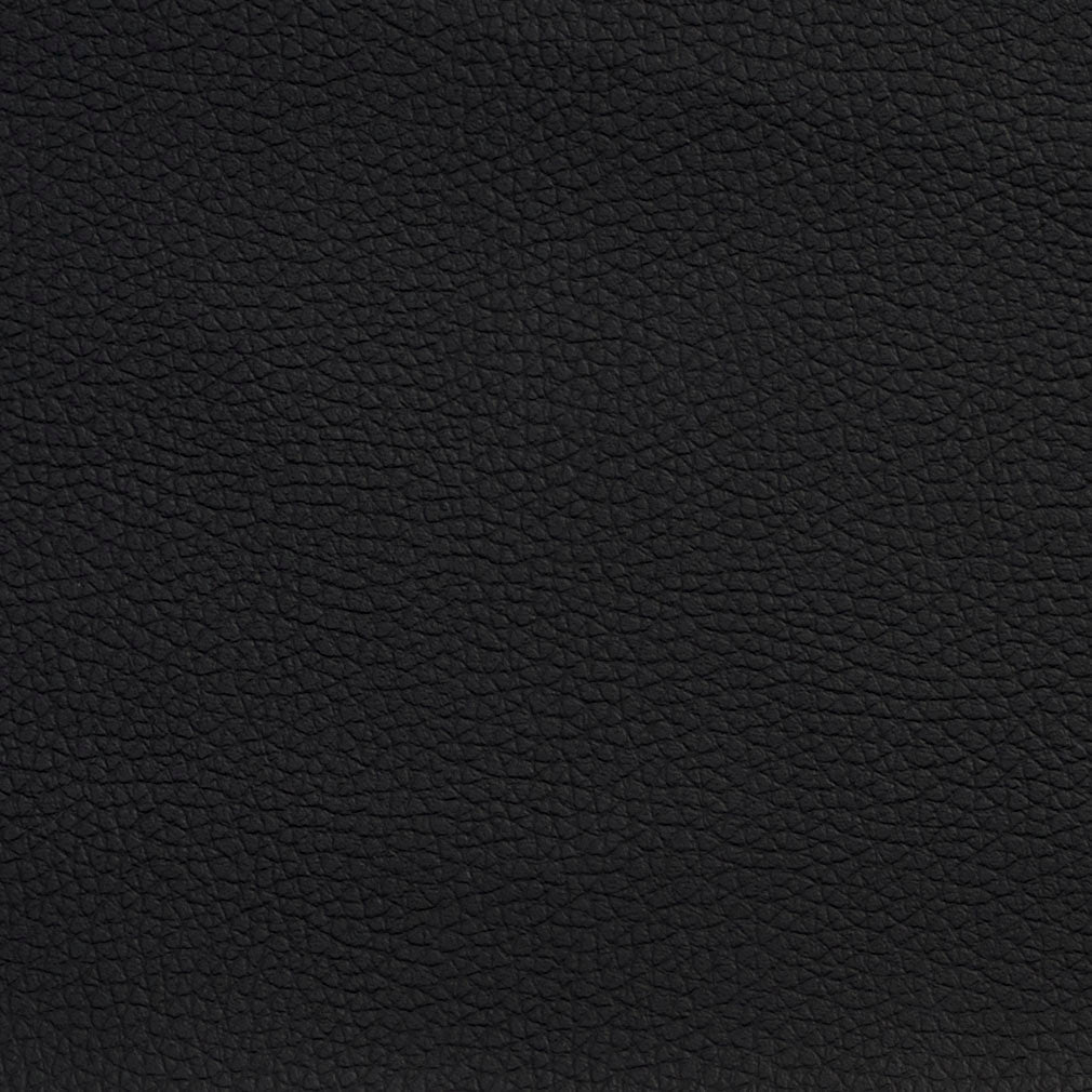 V104 Leather Grain,Plain & Solid Black Charlotte Fabrics Vinyl