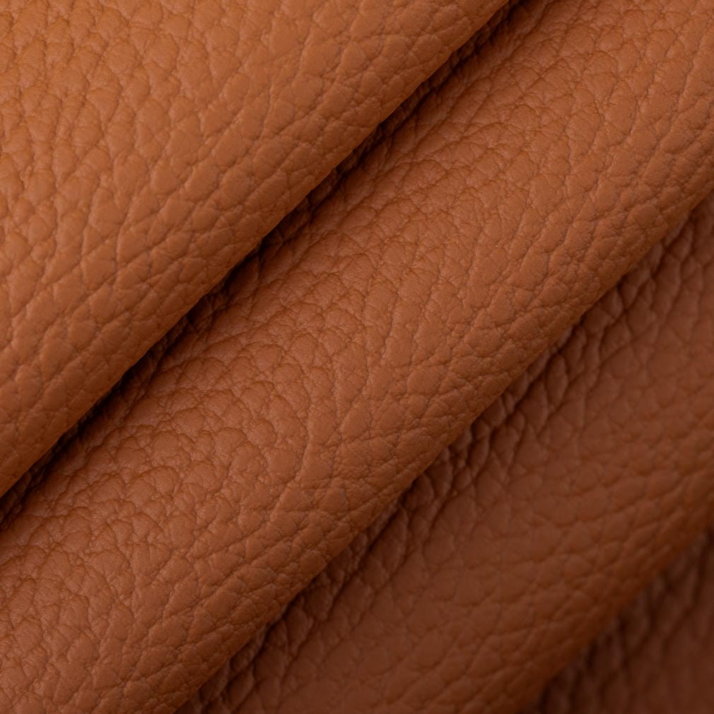 V1051 Leather Grain,Plain & Solid Spice Brown,Orange & Rust Charlotte Fabrics Vinyl