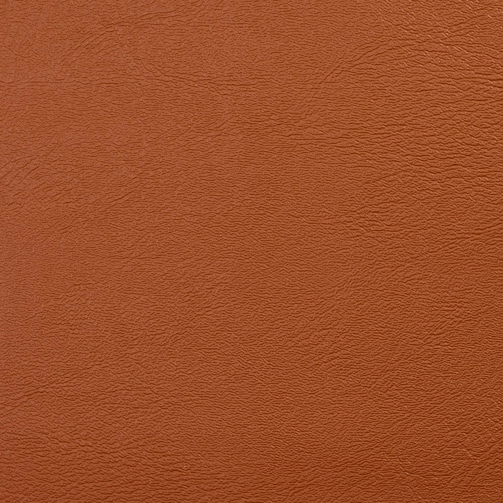 V118 Leather Grain,Plain & Solid Saddle Brown Charlotte Fabrics Vinyl