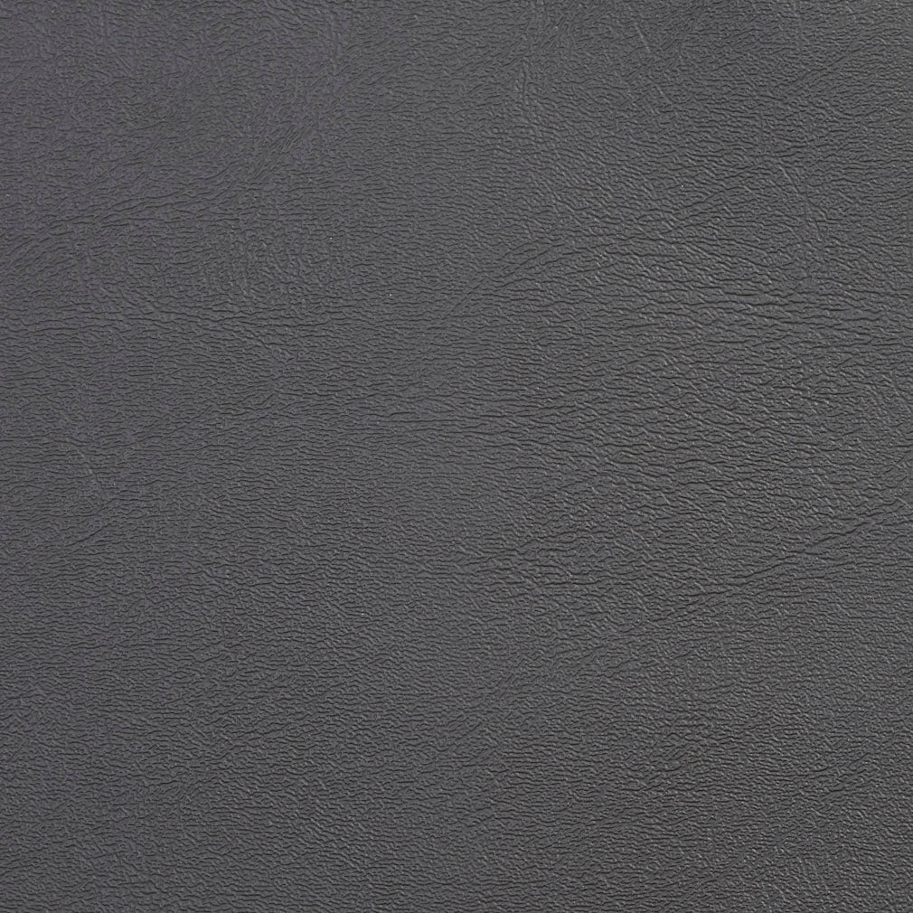 V133 Leather Grain,Plain & Solid Charcoal Black Charlotte Fabrics Vinyl