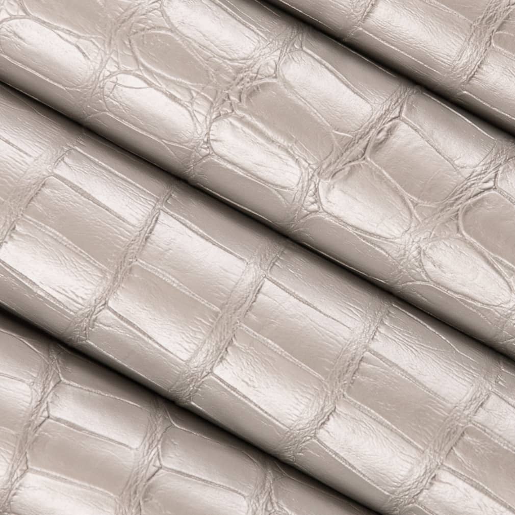 V592 Animal Print Chrome Grey & Silver Charlotte Fabrics Vinyl