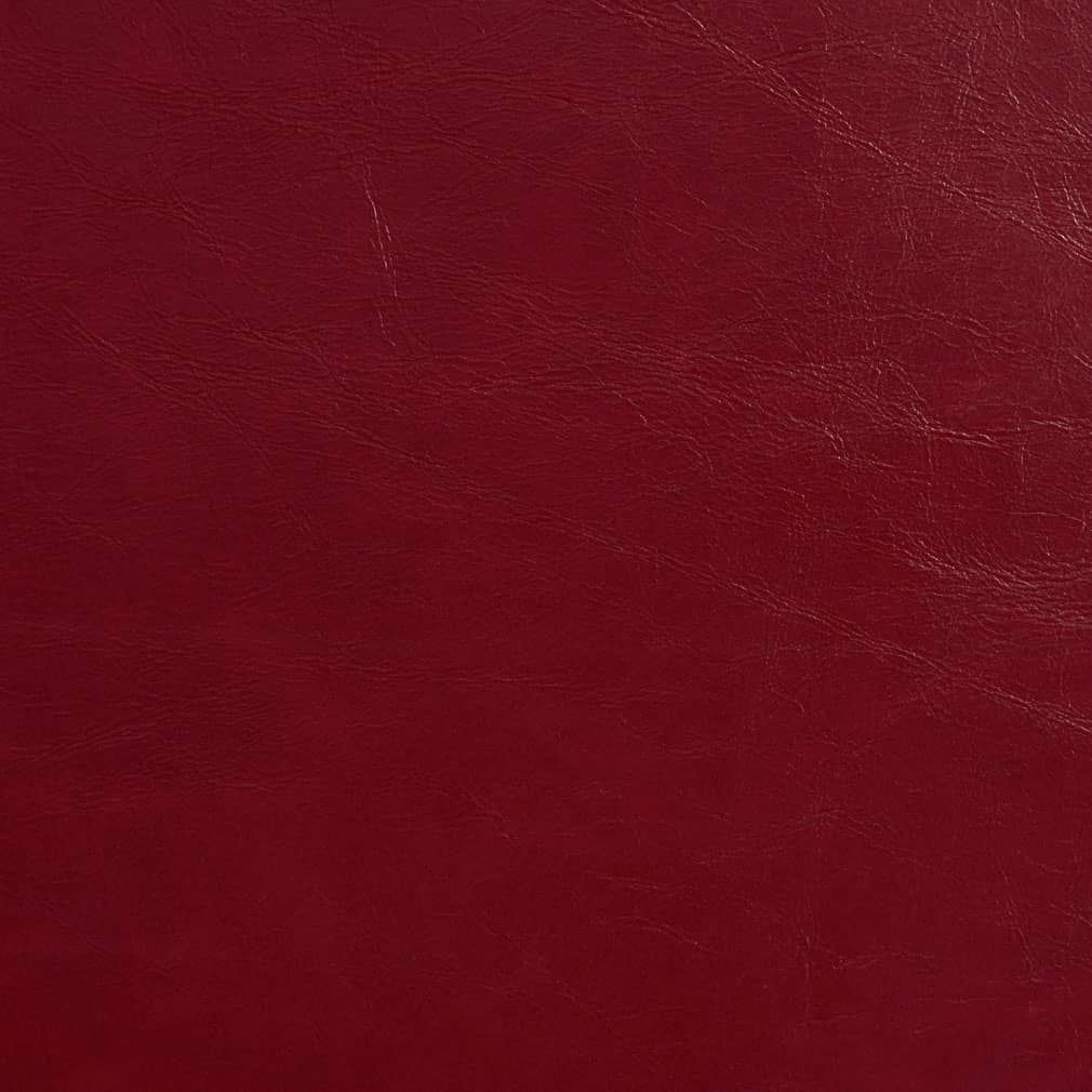 V653 Leather Grain,Plain & Solid Crimson Red & Burgundy Charlotte Fabrics Vinyl