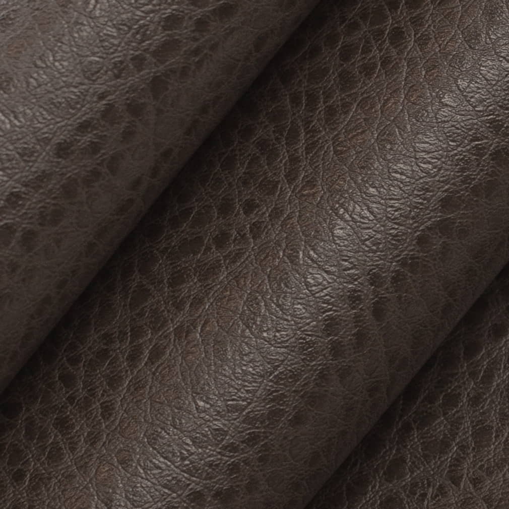V876 Leather Grain Graphite Brown,Grey & Silver Charlotte Fabrics Vinyl