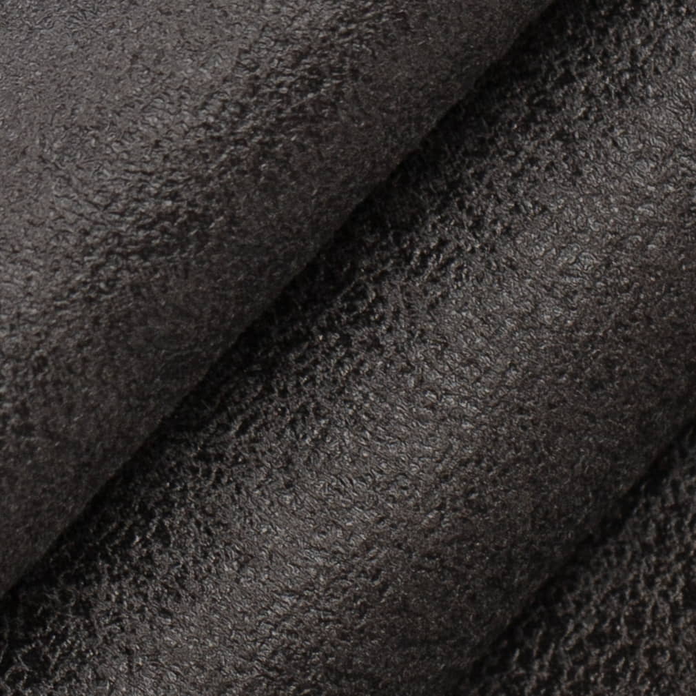 V905 Leather Grain Raven Black Charlotte Fabrics Vinyl
